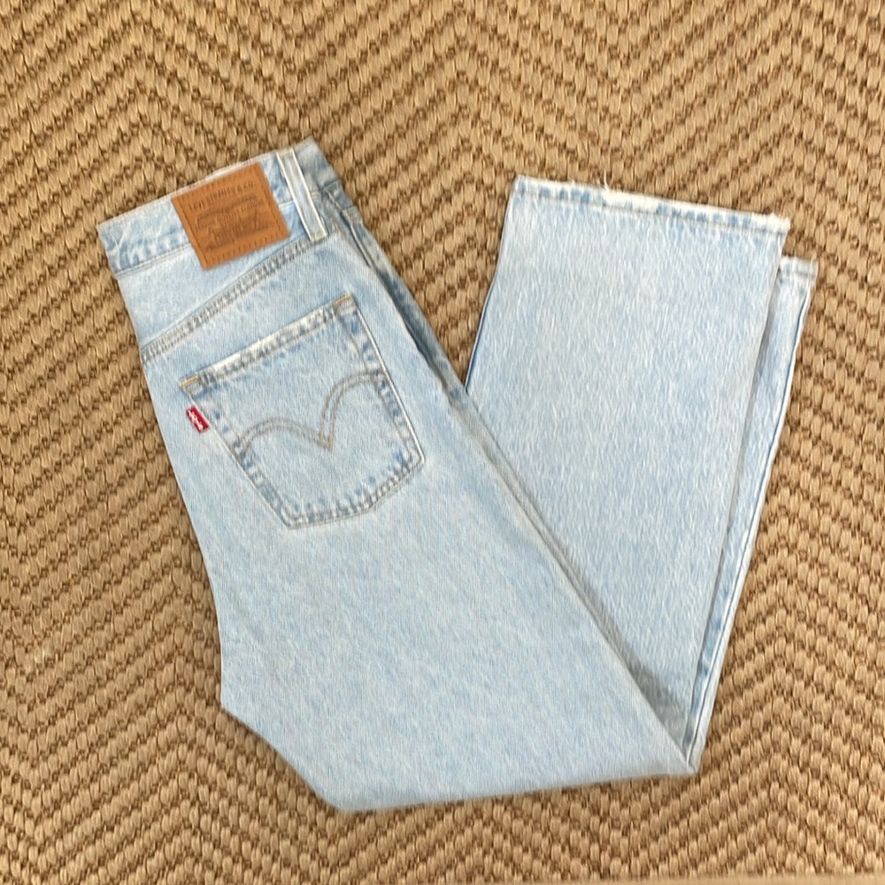 Levi's Light Blue Straight Leg Jeans